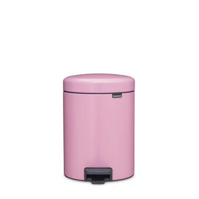 Brabantia NewIcon Step On Trash Can, 1.3 Gallon (5 Liter) - Lilac Pink