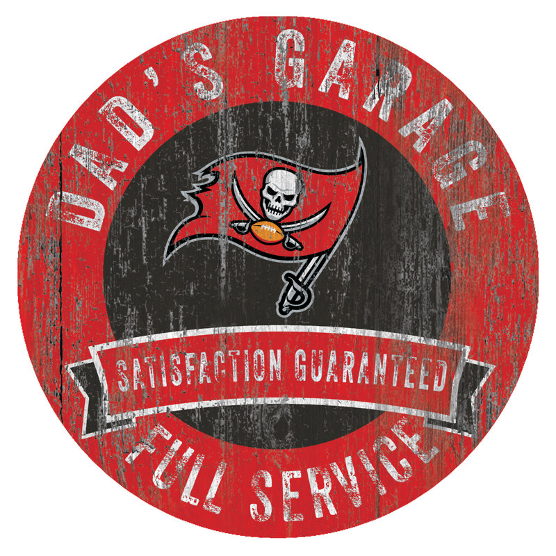 Décoration murale NFL Dad's Garage, Buccaneers de Tampa Bay