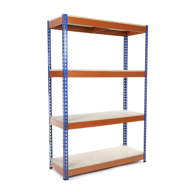 Metzler 90cm W Metal Shelving Unit, 180cm H x 90cm W x 60cm D