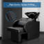 Fauteuil de shampooing en simili cuir