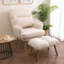 Fauteuil d'appoint avec repose-pieds Deeda-441211536