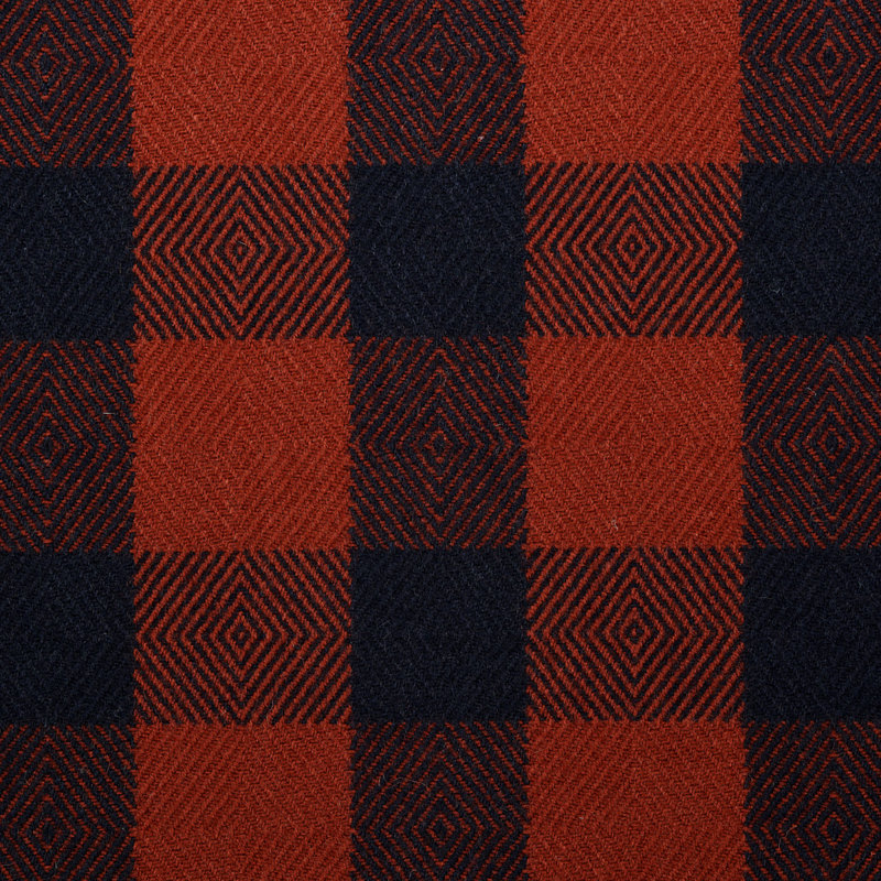 Tissu à carreaux en laine Galt, Rouge / noir