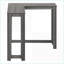 Table basse contemporaine contemporaine en stratifié gris-672139398