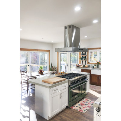 Hotte de cuisine murale en acier inoxydable brossé à conduit PROLINE 48 "1100 CFM PROLINE