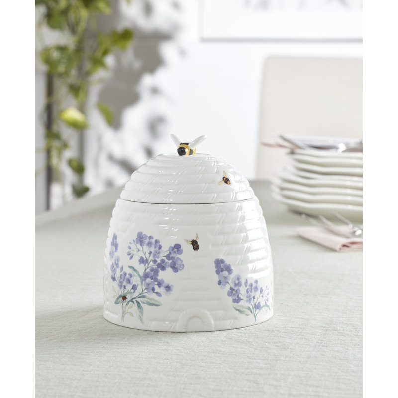 Lenox Butterfly Mdw Beehive Candy Jar