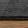 Gertmenian Cadence Tonee Carcoal Grey Solid Colour Plush Polyester Shag Indoor Area Rug