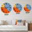 Minimal Compostions géométriques de formes élémentaires III - horloge murale moderne-73143109