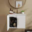 Meuble-lavabo mural Glamora de 24 po avec charnières à fermeture en douceur et fabrication durable-123836436