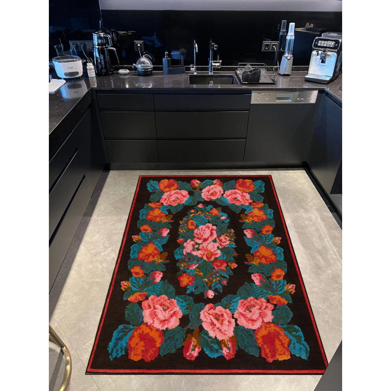 Tapis intérieur / extérieur Sharnah, Tapis de couloir 2 pi 7 po x 6 pi 7 po