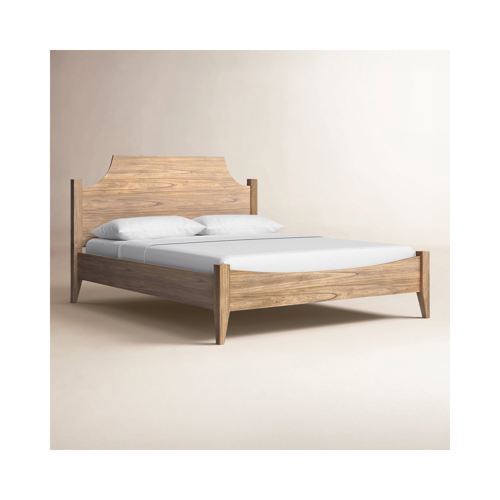 Bronwyn Platform Bed, Natural, Queen