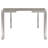 Foundations Acacia Metal Base Dining Table-88369677