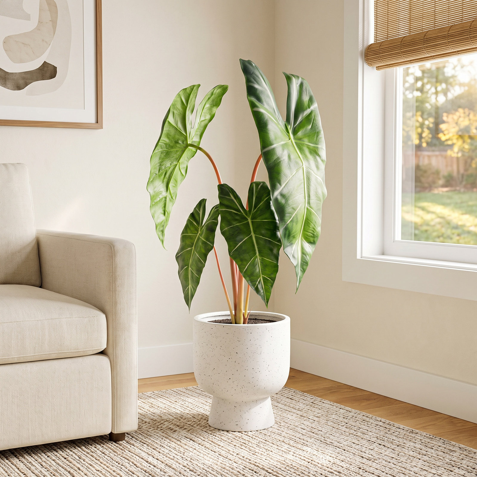 24" Alocasia Zebrina Potted Plant