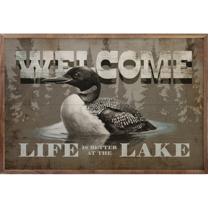 Loon Welcome Lake, H 5 po x l 8 po