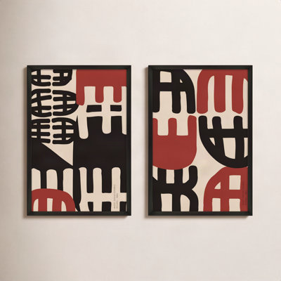Canton "Bohemian Primitive" 2-Piece Print Set