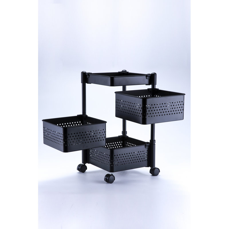 Chariot roulant à trois niveaux Rebrilliant - Design moderne -…