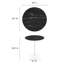 Table d'appoint ronde en marbre artificiel Lippa-1823342339-1823342348