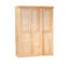 Bayfield 3 Door Solid Wood Wardrobe-1813174805
