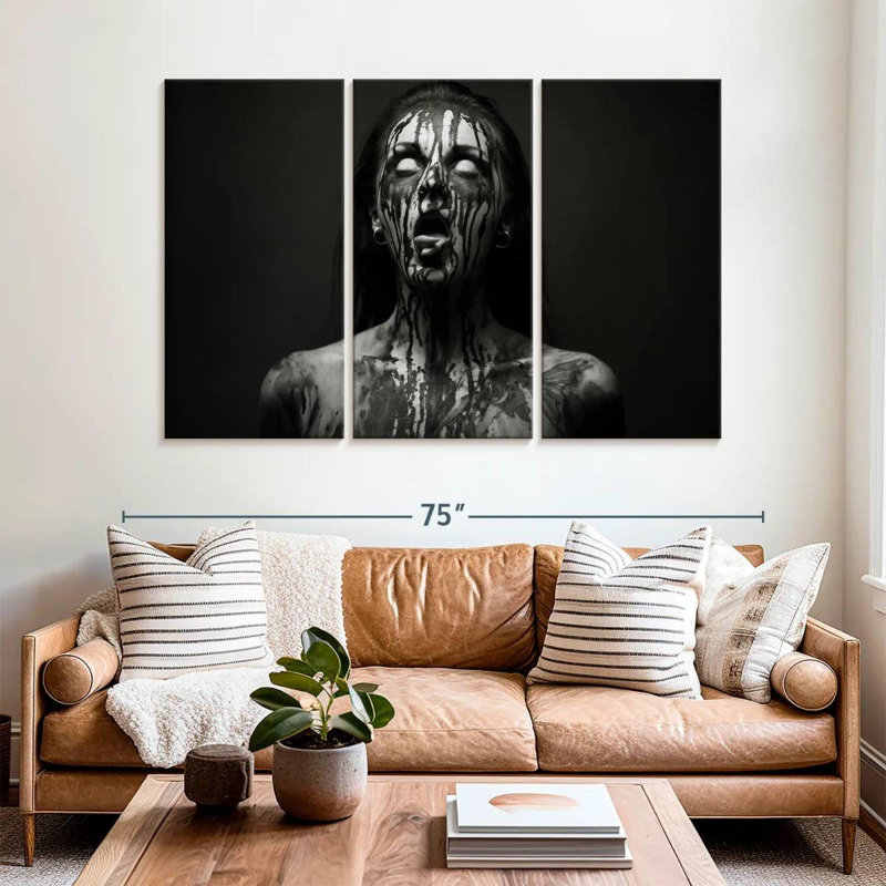 Kelan Female Demon, 42" H x 65" W