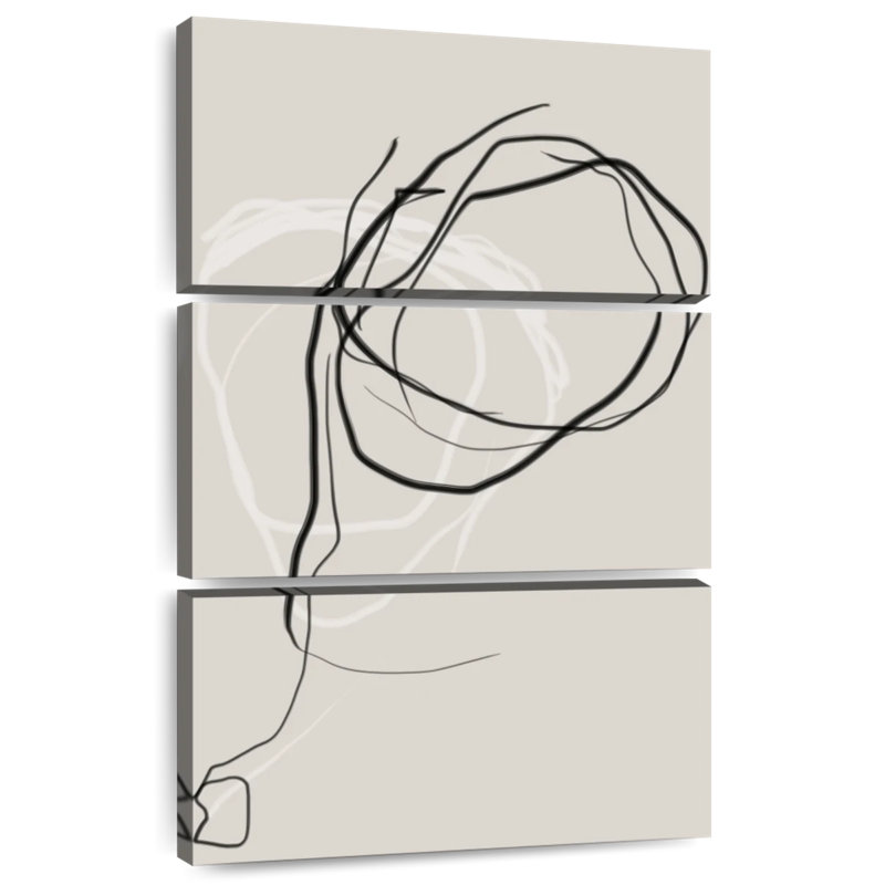 Threaded III, 45" H x 28" W