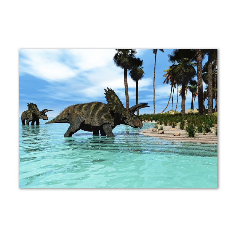 Dinosaurs - Wrapped Canvas Print