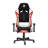 Black with Red & White Gaming Chair