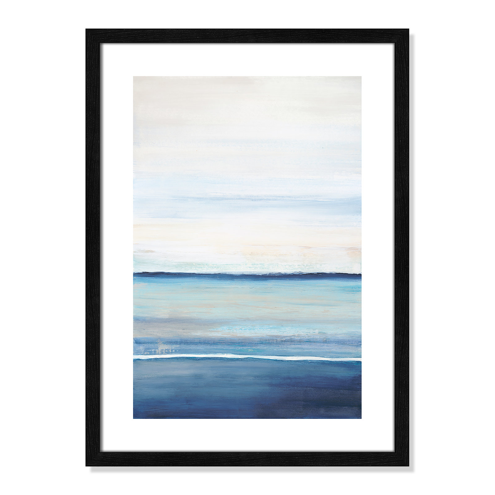 Emmit "Distant Whispers" Print by Filippo Ioco, 23" H x 17" W x 0.75" D, Black Wood Framed Paper