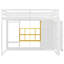 Lit mezzanine en bois avec garde-robe, tablettes et armoire-2060038471-2060038470