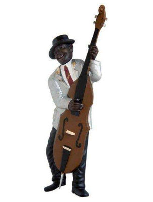Statue de joueur de guitare Bradynn