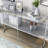 Arlayne 48'' Glass Top Console Table