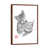 Classic Brown Wood Framed