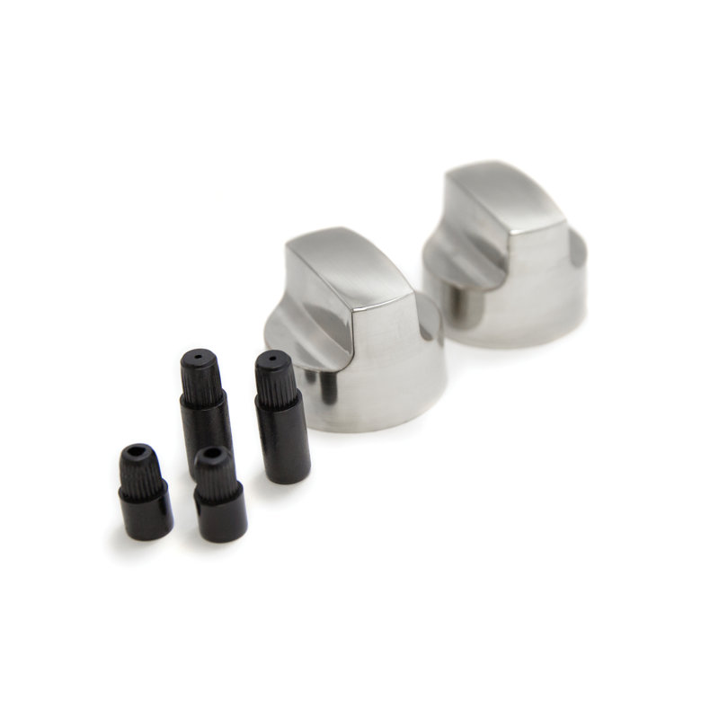 Boutons de commande universels chromés GrillPro