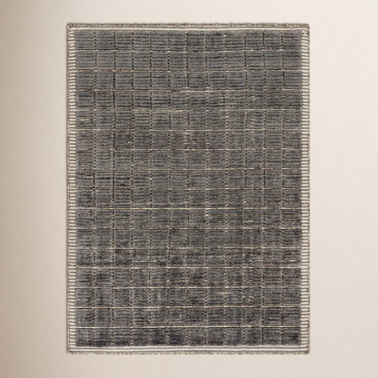 Jacey Hand Loomed Gray Rug