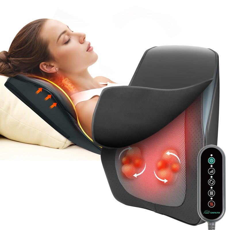 Coussin de massage Shiatsu Snailax avec chaleur