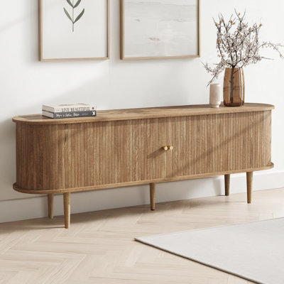 Meuble télé avec portes tambour Baheerah