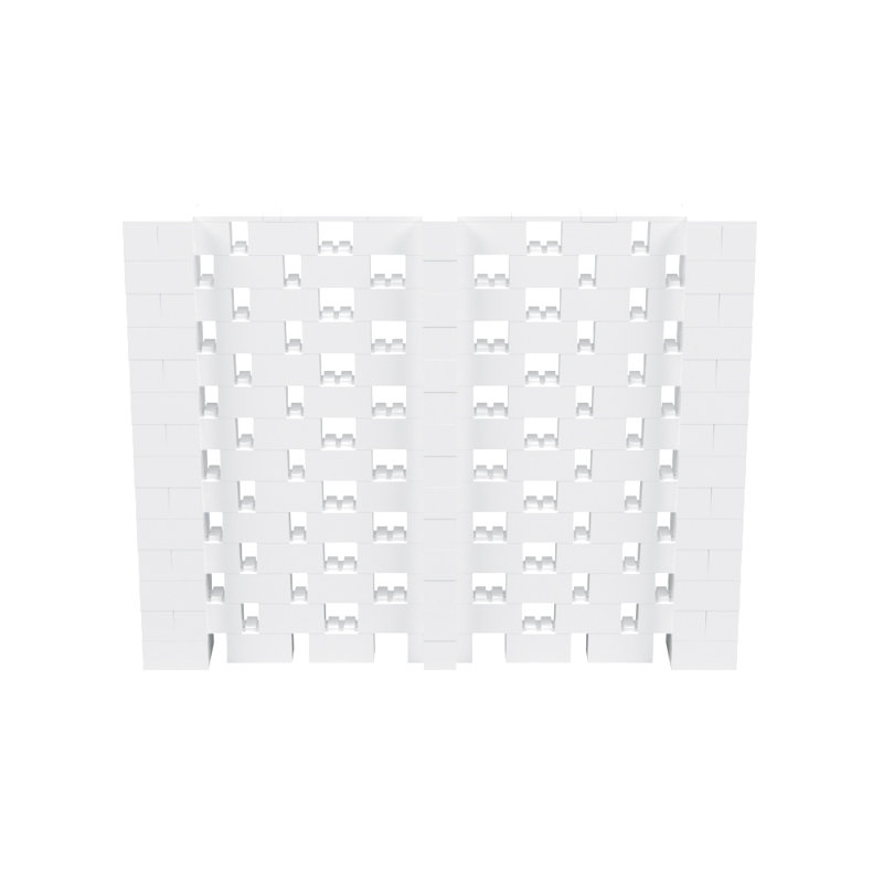 Ensemble mural Everblock, Blanc, H 84 po x l 108 po x P 12 po