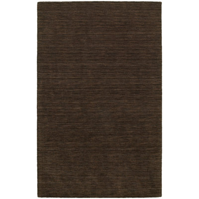Nala Brown Hand-Tufted Wool Rug
