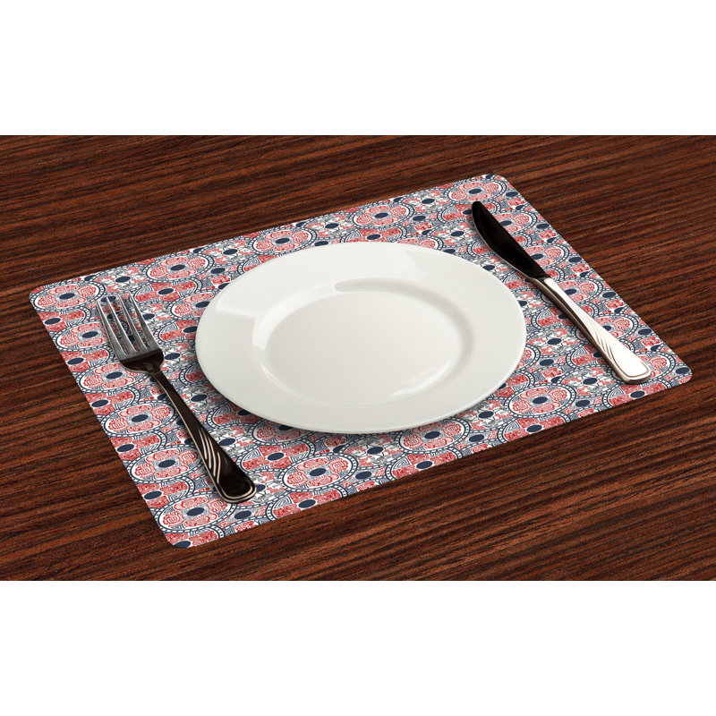 Polyester Patterned Rectangle Placemat