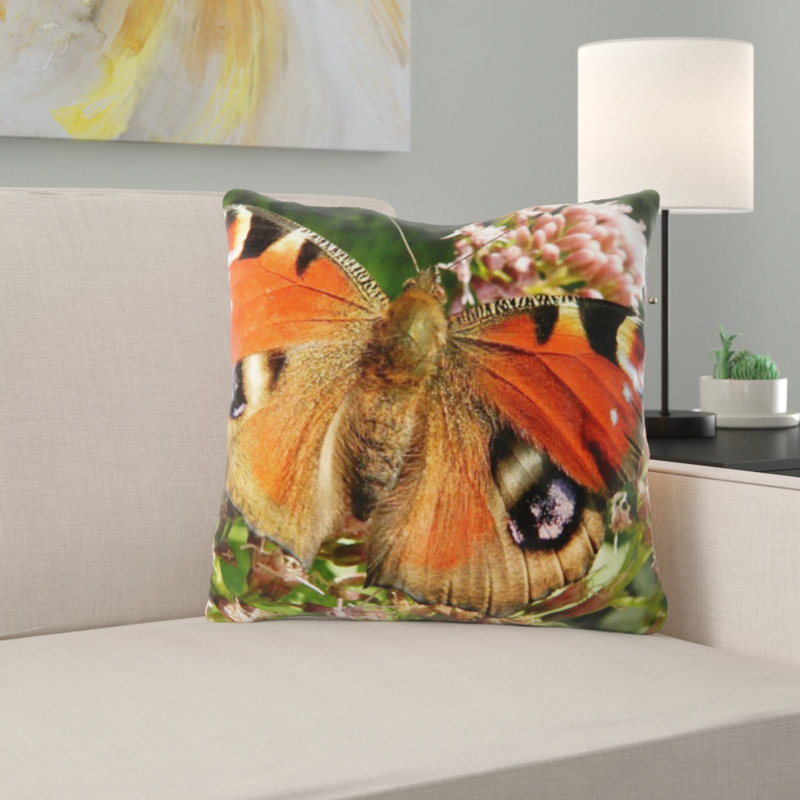 Coussin décoratif papillon