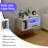Jorid 21.3''W Wall Mounted Floating Nightstand with RGB Light-380110019