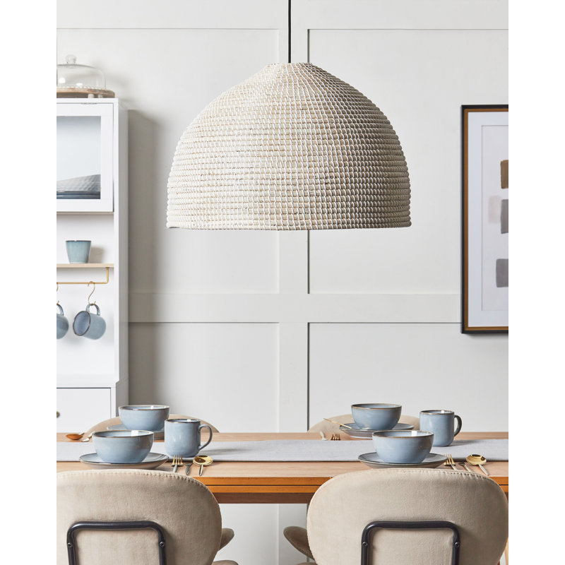Anndi 1 - Light Natural Drum Pendant