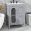 Meuble-lavabo 24 po avec deux tiroirs et une tablette réglable-118041257