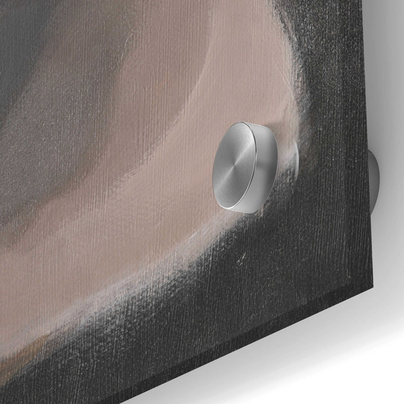 «Neutral Fleur I» par Tim O'Toole, art mural en verre acrylique, H 36 po x l 36 po x P 0,2 po