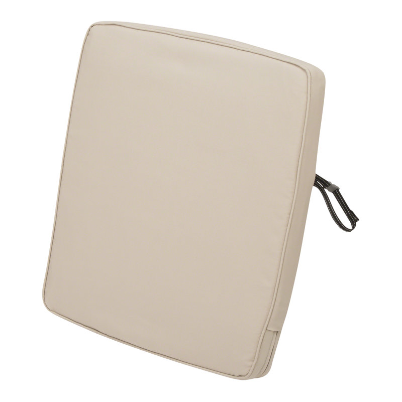 Pina Outdoor Dining Chair Seat Cushion, Antique Beige, 3" H x 23" W x 20" D