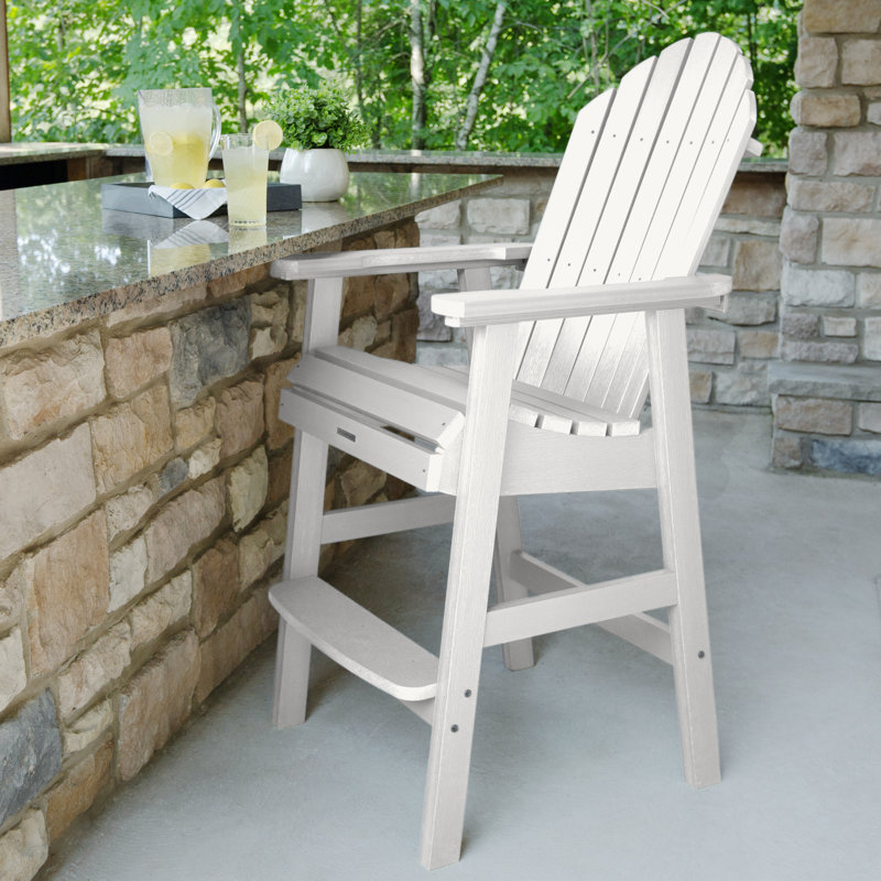 Tabouret de bar 29,25 po Caicos, Blanc