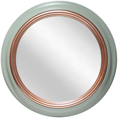 Plastic Wall Mirror 24 Inches - Green