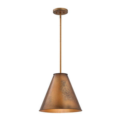 15in Antique Bronze Industrial Pendant Light