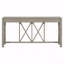 Console de style campagnard avec placage en acacia - 4 tiroirs spacieux avec design moderne Crisscross-665935963