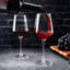 Ensemble de 6 verres à vin, 12 verres à vin rouge / blanc transparent, verres à vin à longue tige pour la fête, le mariage et la maison