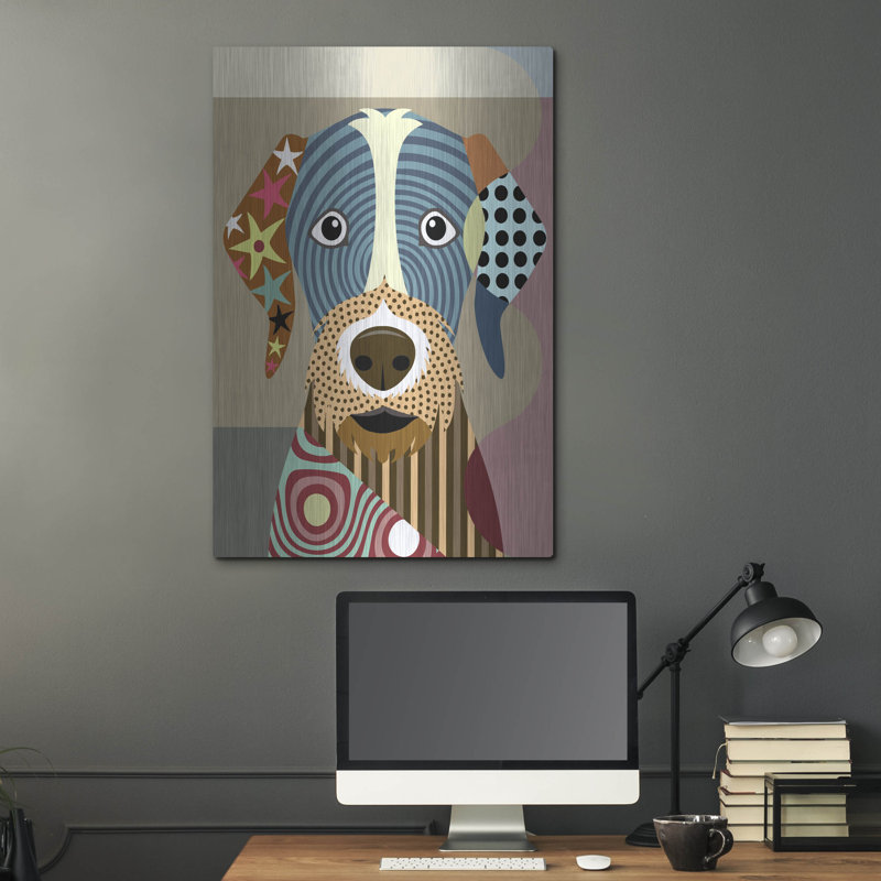 «German Wirehaired Pointer» par Lanre Adefioyue, H 36 po x l 24 po