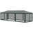 Outsunny 10' X 28' Party Tent Canopy, Outdoor Event Shelter Gazebo With 8 Removable Mesh Sidewalls, Zipper Doors, Steel Frame-112305672
